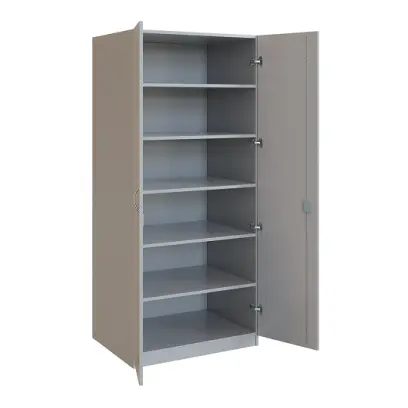 Q 25-80 skříň šatní, 2-dvéřová, 800x600x1800mm, šedá